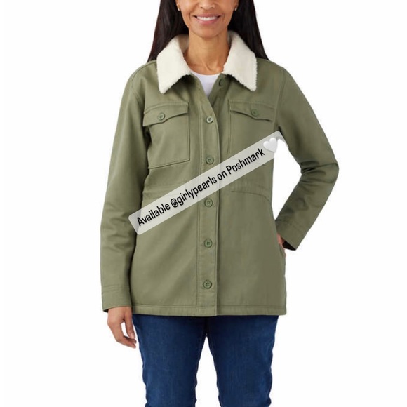 Hang Ten Ladies’ Green Utility Jacket NEW - Picture 12 of 13